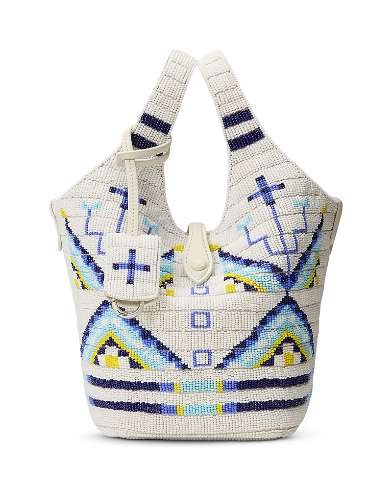 Polo Ralph Lauren Prl x TOPA Wicozani Polo Play Beaded Cotton Crossbody Tote