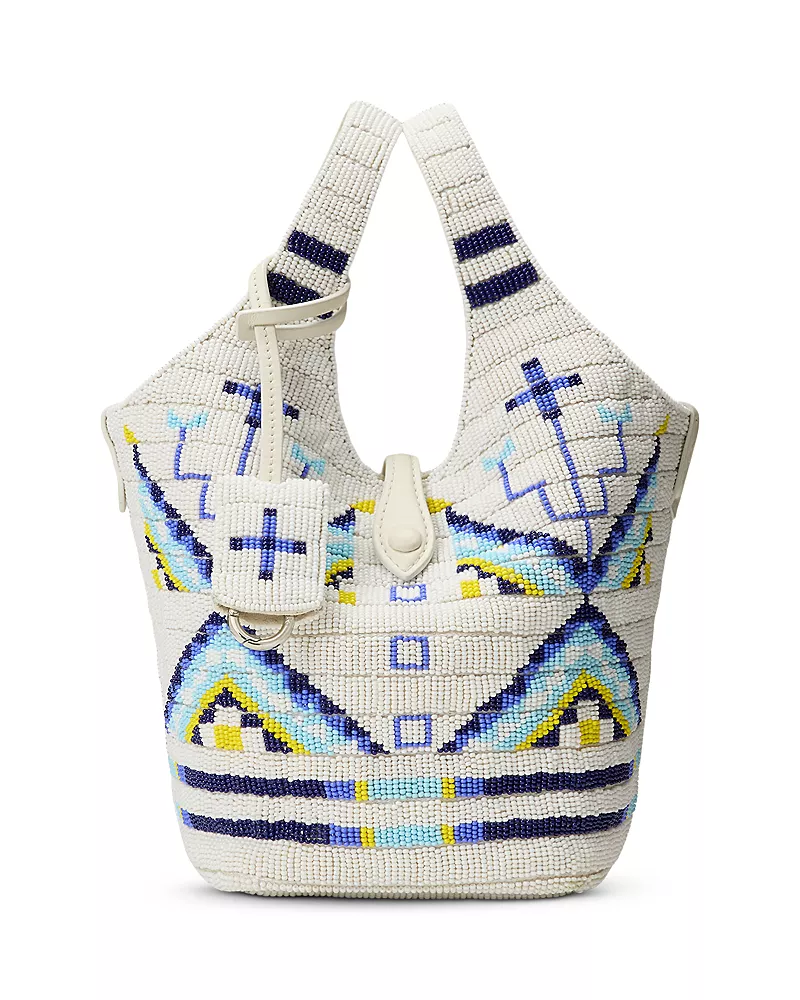 Polo Ralph Lauren Prl x TOPA Wicozani Polo Play Beaded Cotton Crossbody Tote