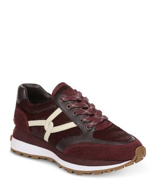Women's Valentina Shearling Lined Suede Sneakers