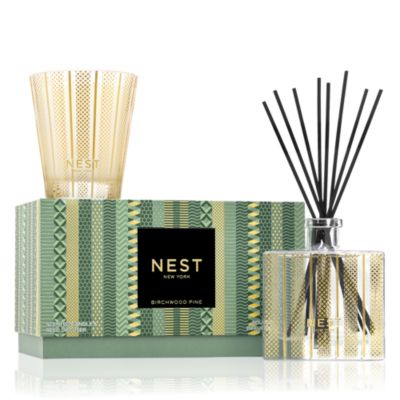 Birchwood Pine Classic Candle and Reed Diffuser Duo