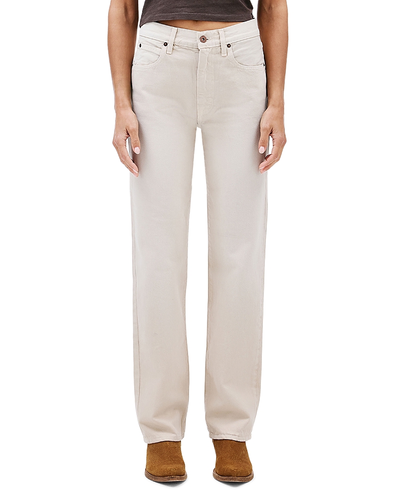 Slvrlake Kendra Mid Rise Straight Jeans in High Desert