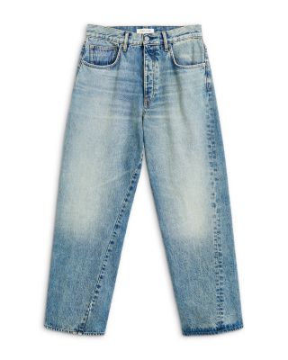 Wide Cotton Loose Fit Twisted 32" Jeans in Authentic