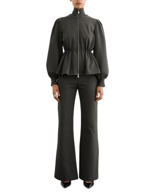 Ida Zip Front Mock Neck Jacket