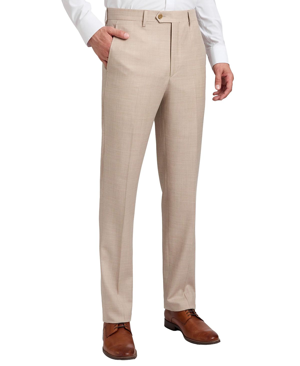 Santorelli Roma2 Super 130's Bi-Stretch Wool Trousers