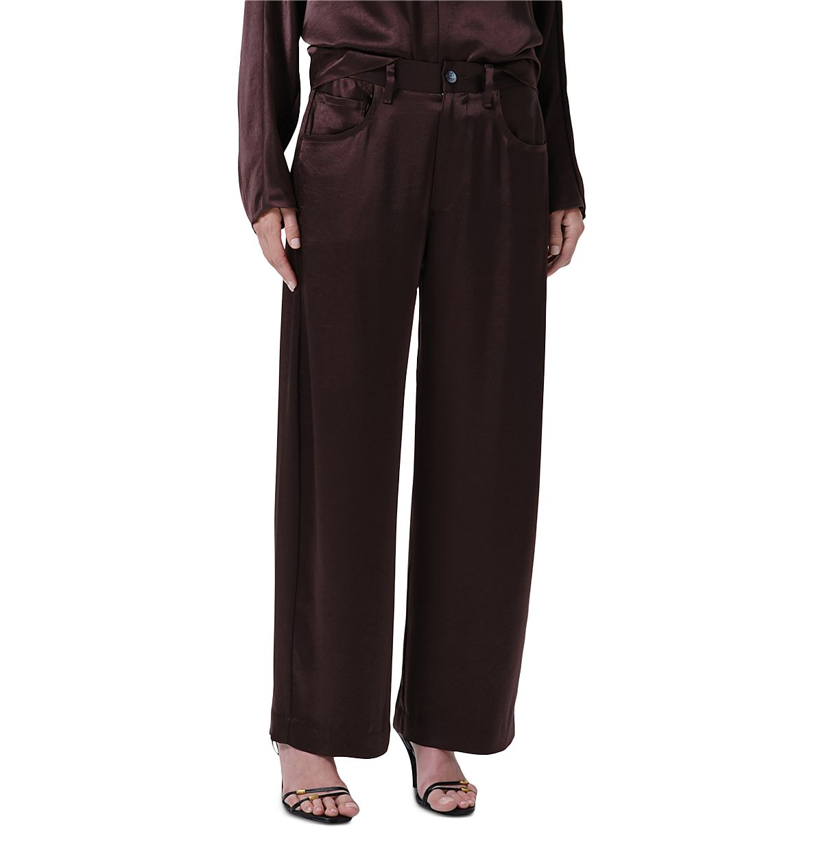 Citizens of Humanity Brynn Wide Leg Satin Pants