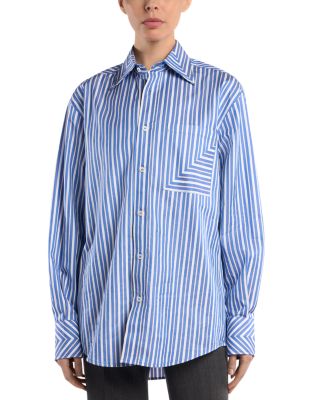 Victoria Beckham Cotton Pocket Detail Shirt