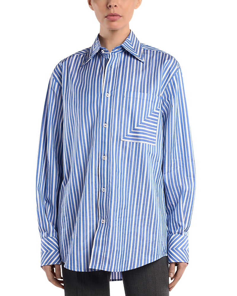 Victoria Beckham Cotton Pocket Detail Shirt