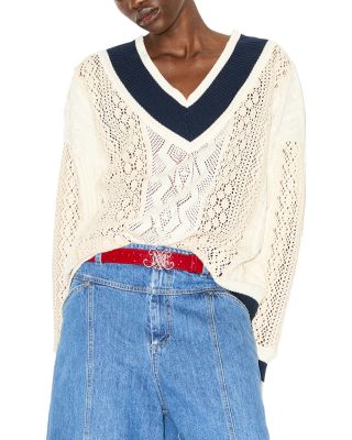 Pinne Cotton Varsity Sweater