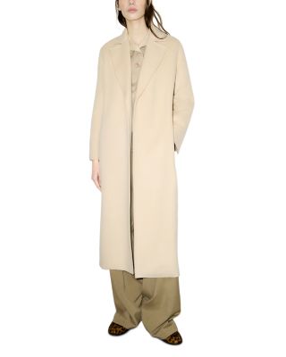 Longrundbl Double Woven Wool Long Coat