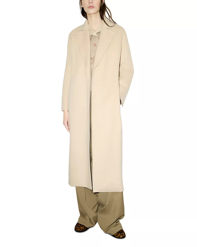 Max & Co. Longrundbl Double Woven Wool Long Coat
