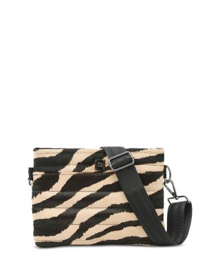 Think Royln Bum Bag 2.0 Small Animal Print Leather Crossbody In Zebra