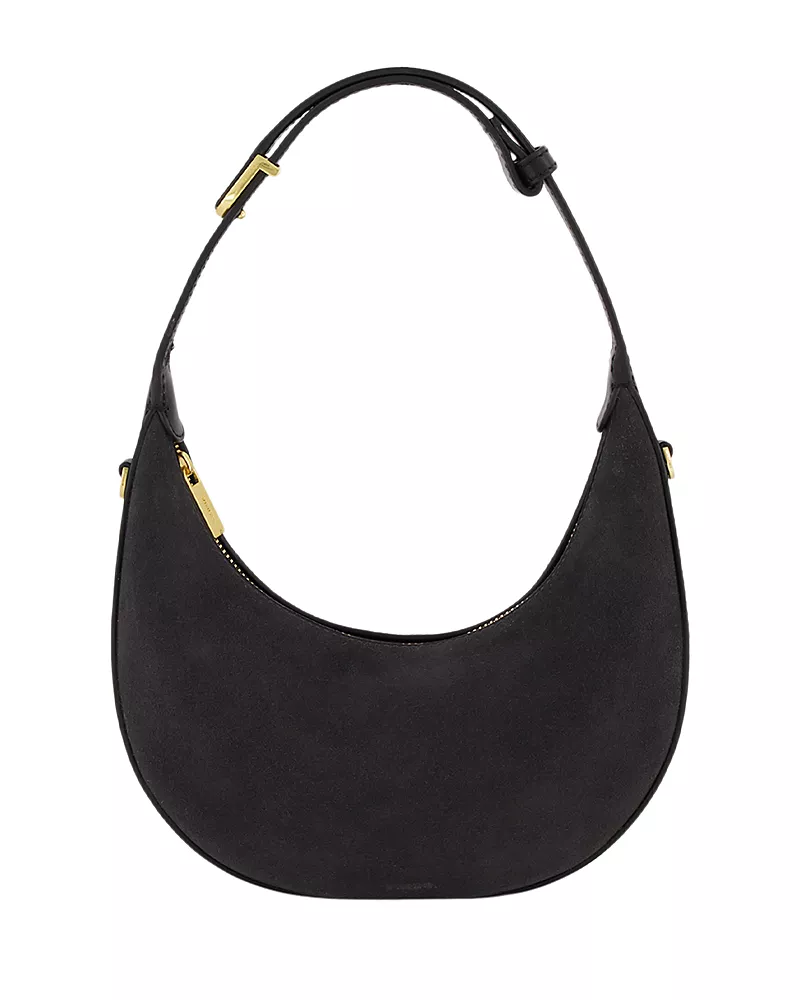 Vince Small Suede Hobo Bag