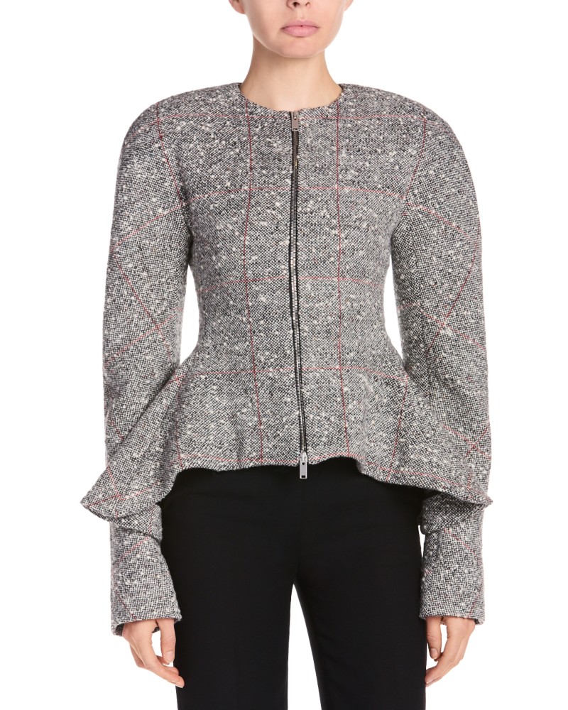 Stella McCartney Wool Blend Speckled Peplum Jacket by Bloomingdale's