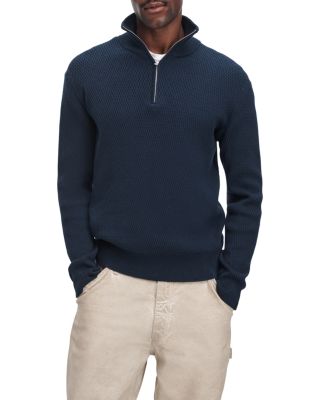 Danton Quarter Zip Cotton Sweater