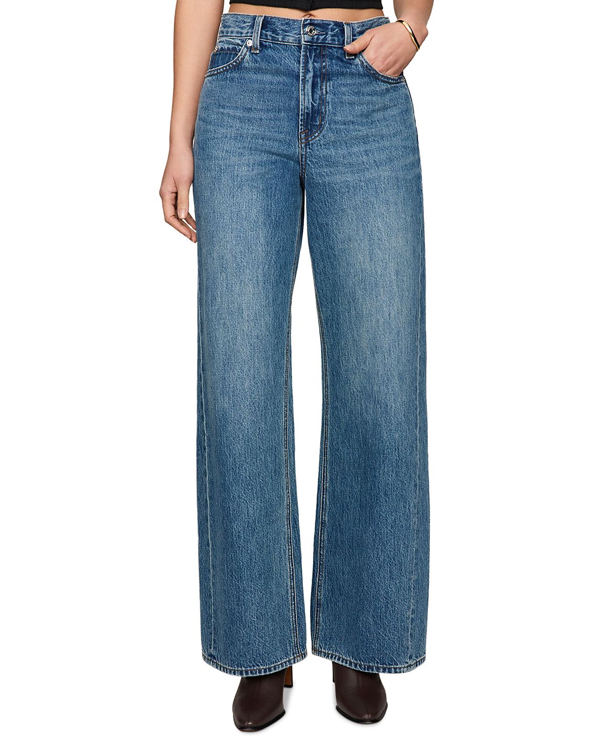 Z Supply The Head Turner Wide Leg Jeans
