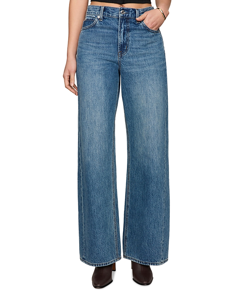 Z Supply The Head Turner Wide Leg Jeans in Hush