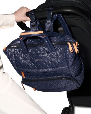Metro Quilted Convertible Nylon Backpack