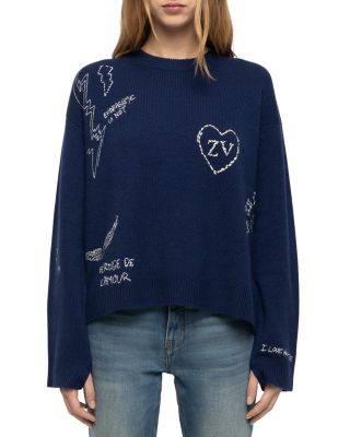 Markuz Cashmere Embroidered Sweater