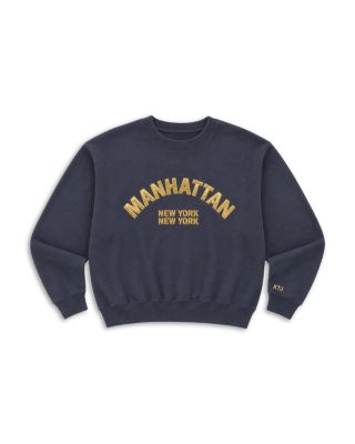 Girls' Tween Location Crewneck Cotton Sweatshirt - Big Kid