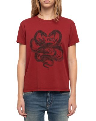 Zadig & Voltaire Walk Cotton Graphic Print Tee