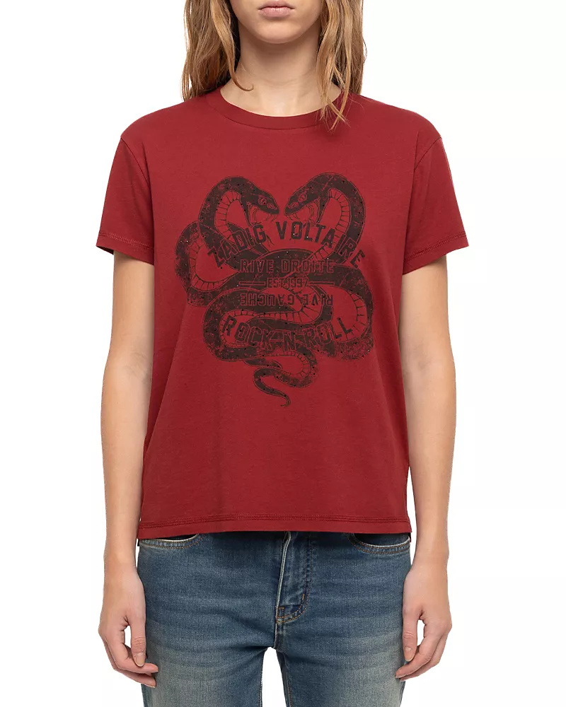 Zadig & Voltaire Walk Cotton Graphic Print Tee