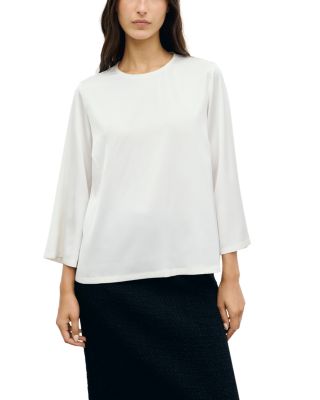 Gerard Darel Lilo Round Neck Blouse