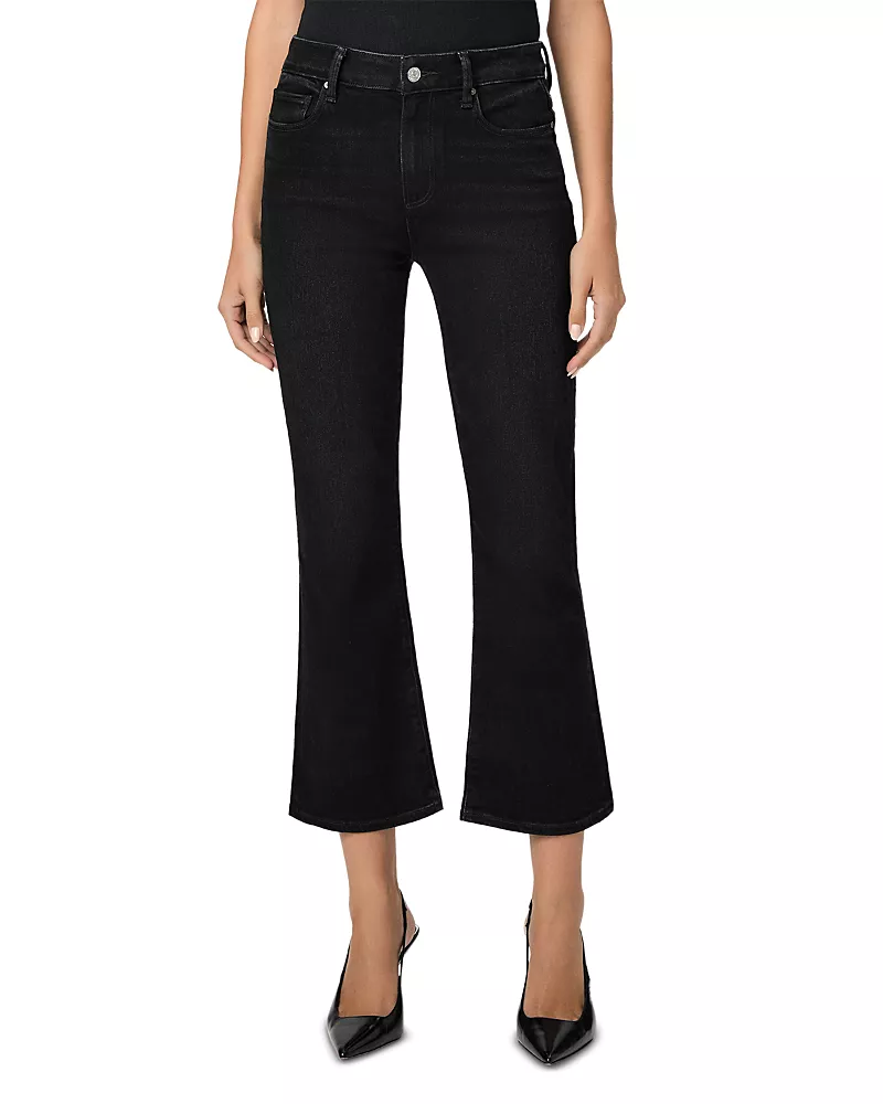 Paige Mason Crop Bootcut Jeans in Yacht Club