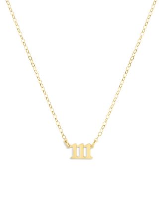 Set & Stones Angel Numbers Necklace