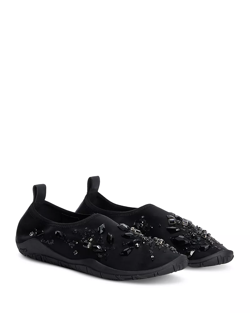 Jil Sander Women's Elbe Embellished Flats