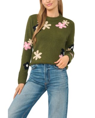 Groovy Flower Sweater
