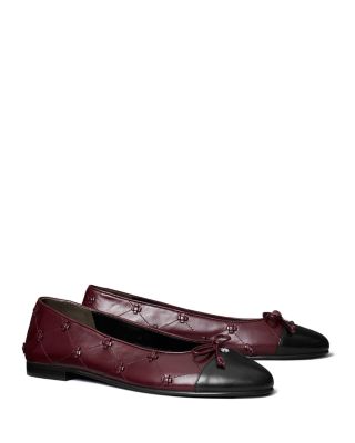 Women's Bunny Knot Cap Toe Ballet Flats