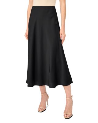 CeCe Satin Bias Maxi Skirt