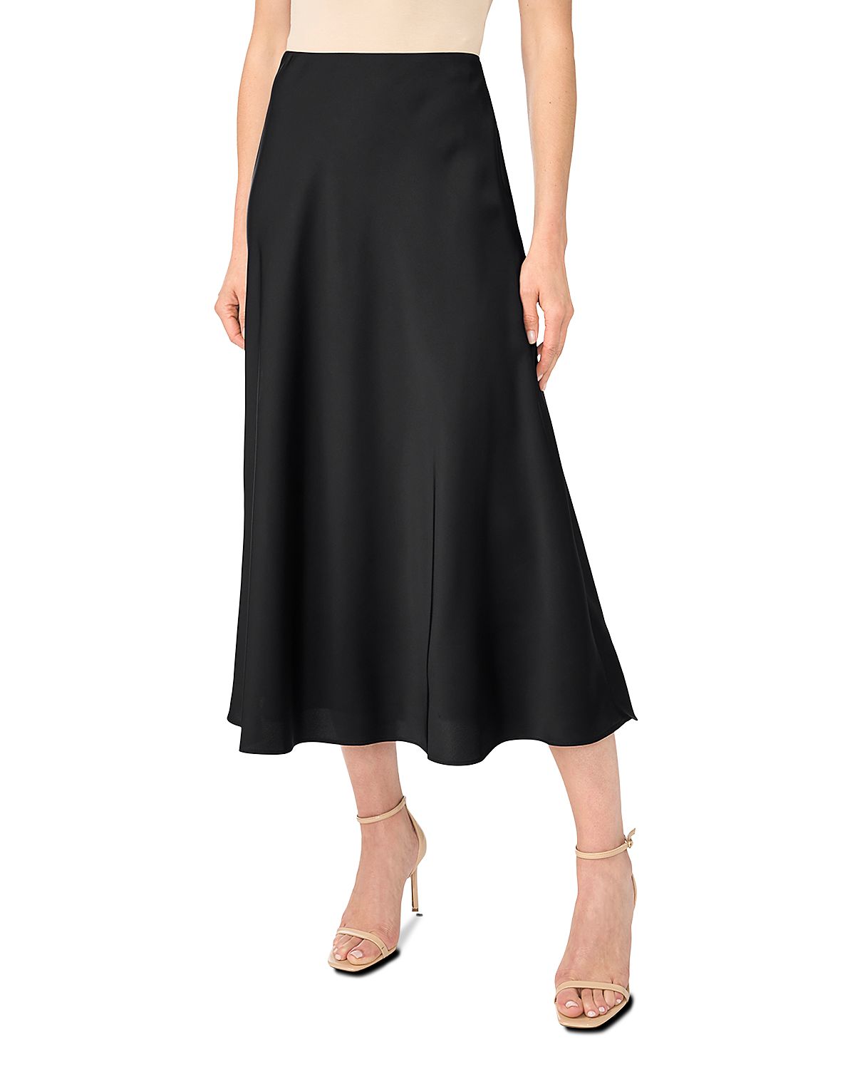 CeCe Satin Bias Maxi Skirt
