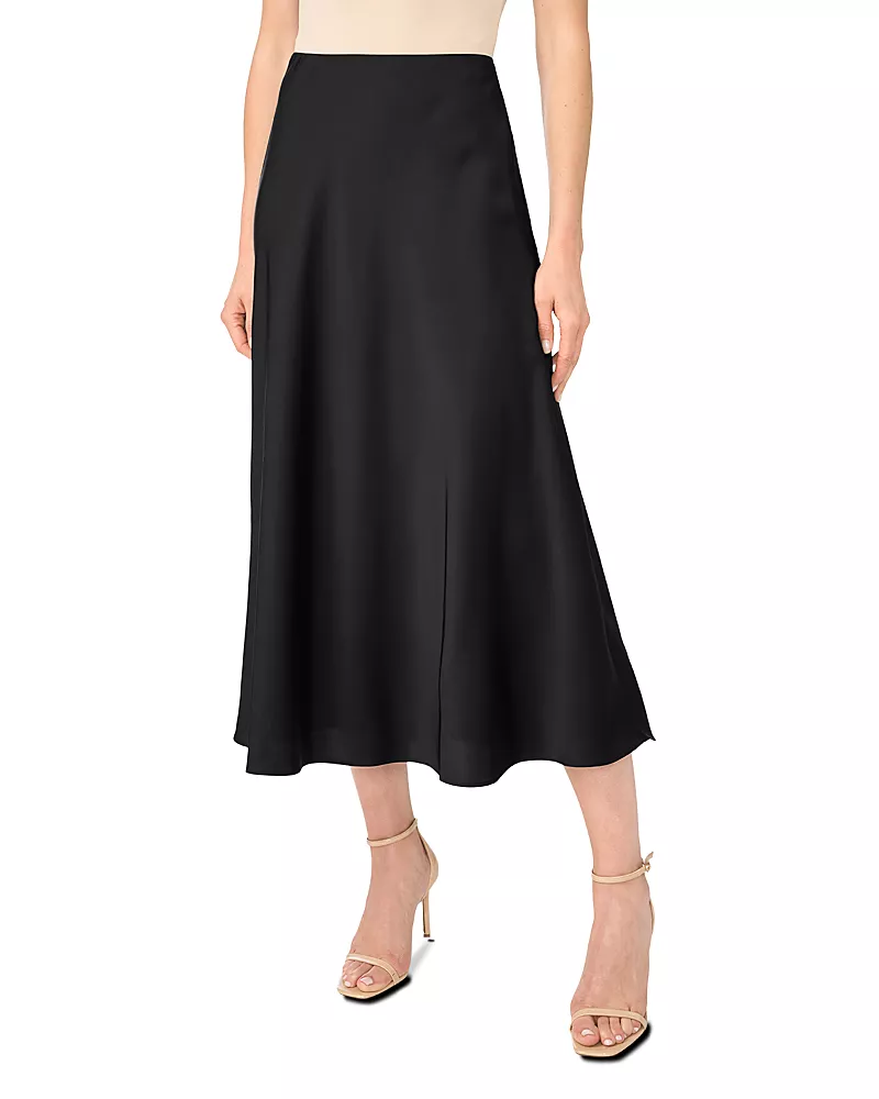 CeCe Satin Bias Maxi Skirt