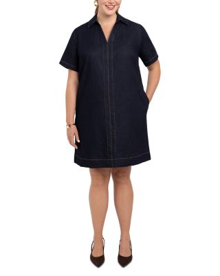 Avah Cotton Collared Dress