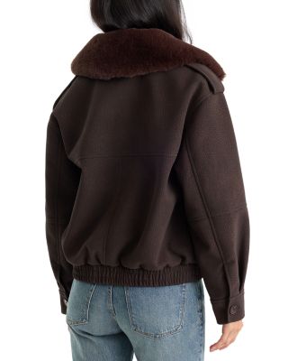 The Better Than Leather Faux Leather Bomber Jacket - thumbnail 3