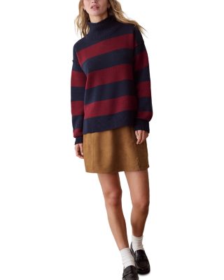 Maggie Cotton Blend Turtleneck Sweater