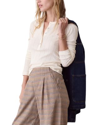 Lexi Pointelle Henley Top