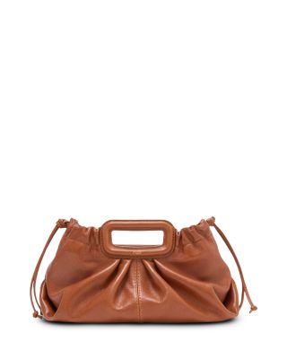 Milpli Pleated Leather Crossbody Pouch