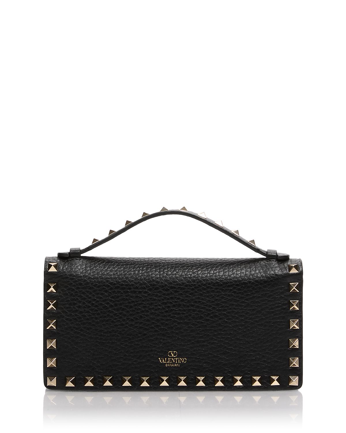 Valentino Garavani Rockstud Leather Crossbody Wallet