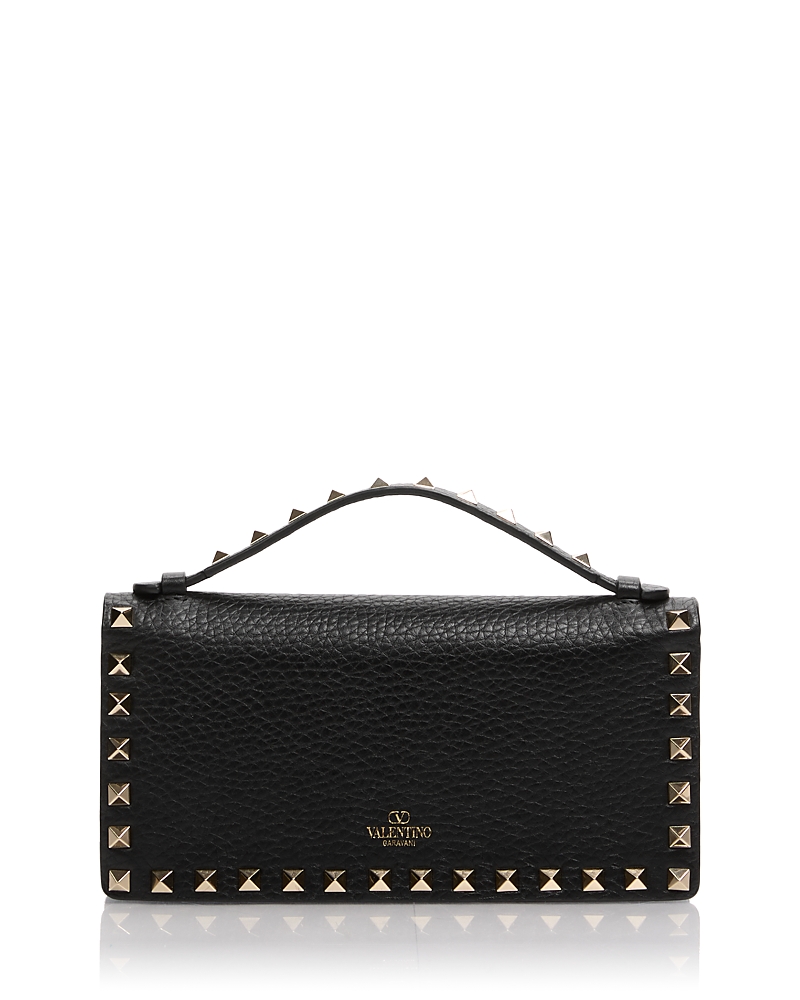 Valentino Garavani Rockstud Leather Crossbody Wallet · OS