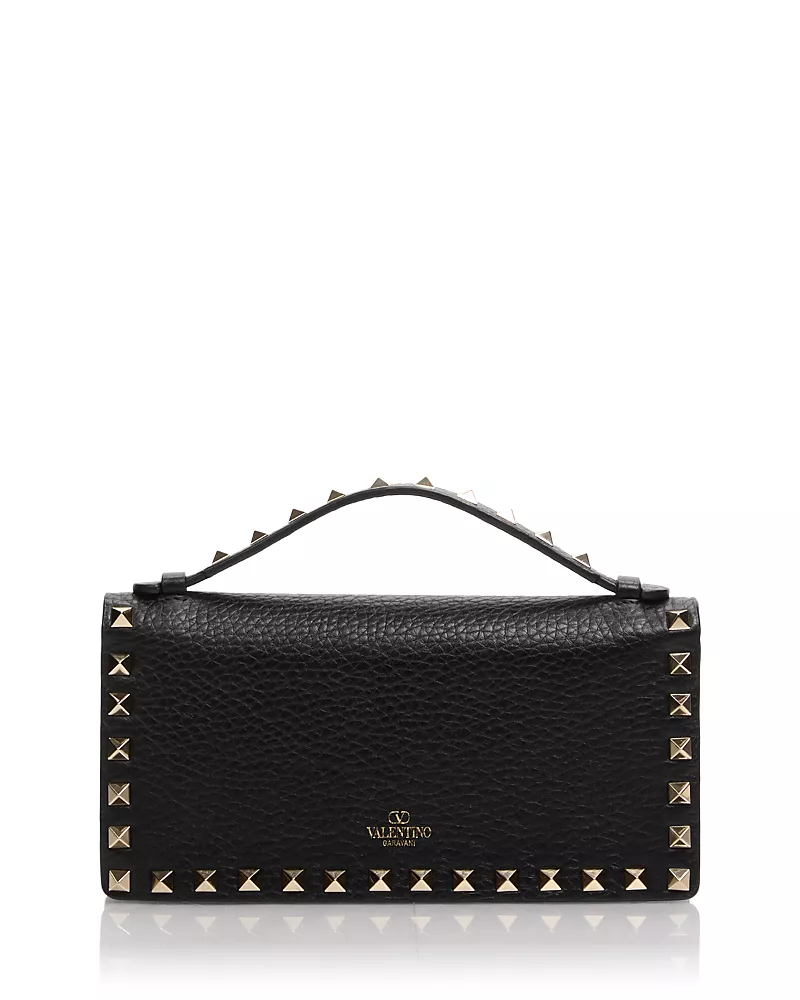 Valentino Garavani Rockstud Leather Crossbody Wallet