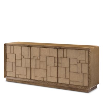 Amelia Credenza with Wallpaper