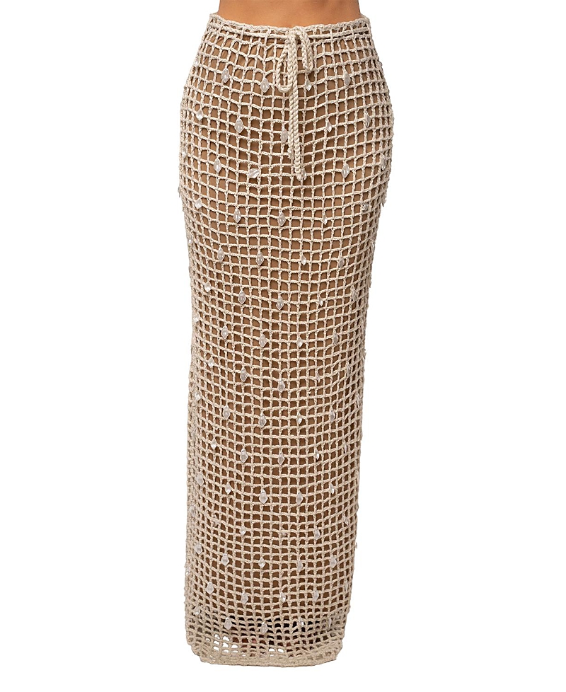 Jluxlabel Pearl Shore Crochet Skirt