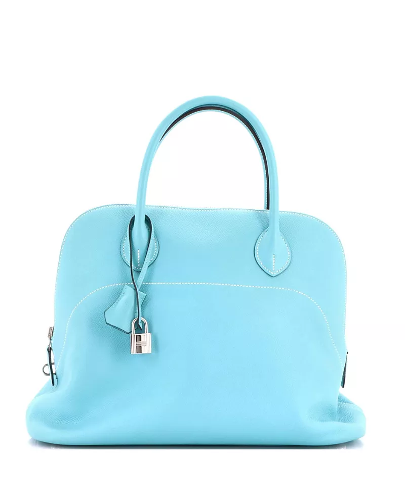 Pre-Owned HERMES 35 Bolide Relax Bag Epsom