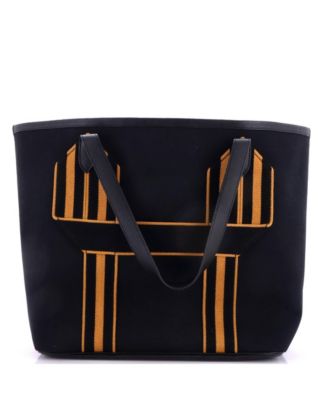 Pursangle Tote Canvas with Leather