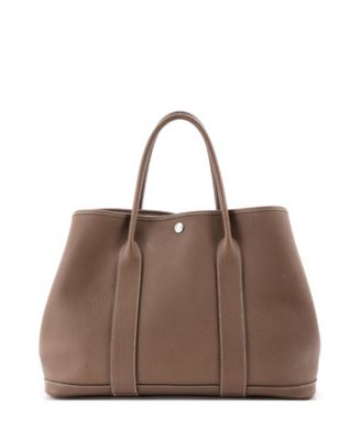 36 Garden Party Tote Leather