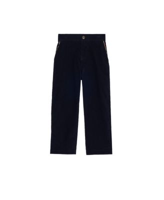 Boys' Check Trim Corduroy Trousers - Little Kid, Big Kid