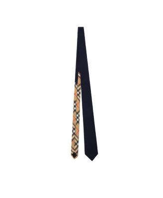 Check Wool Cashmere Tie