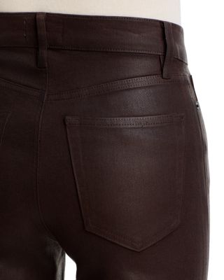 Le Slim Palazzo Jeans in Truffle Coated - thumbnail 5